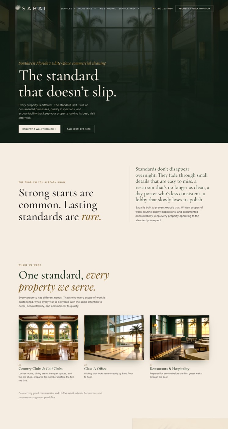 Sabal website